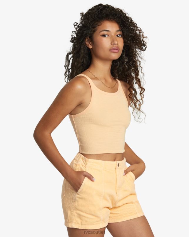 Clothing V84B1079 melon RVCA Women Slide Tank Top