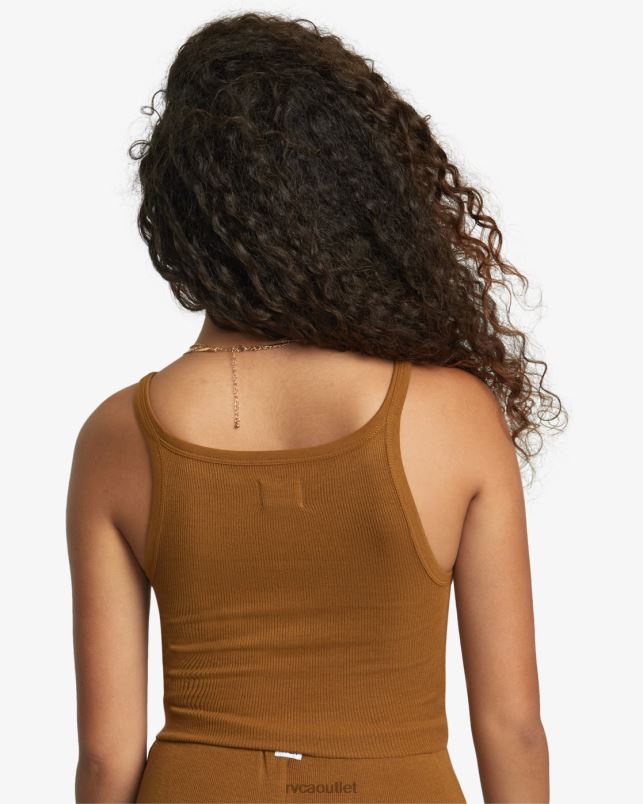Clothing V84B1080 sienna RVCA Women Slide Tank Top