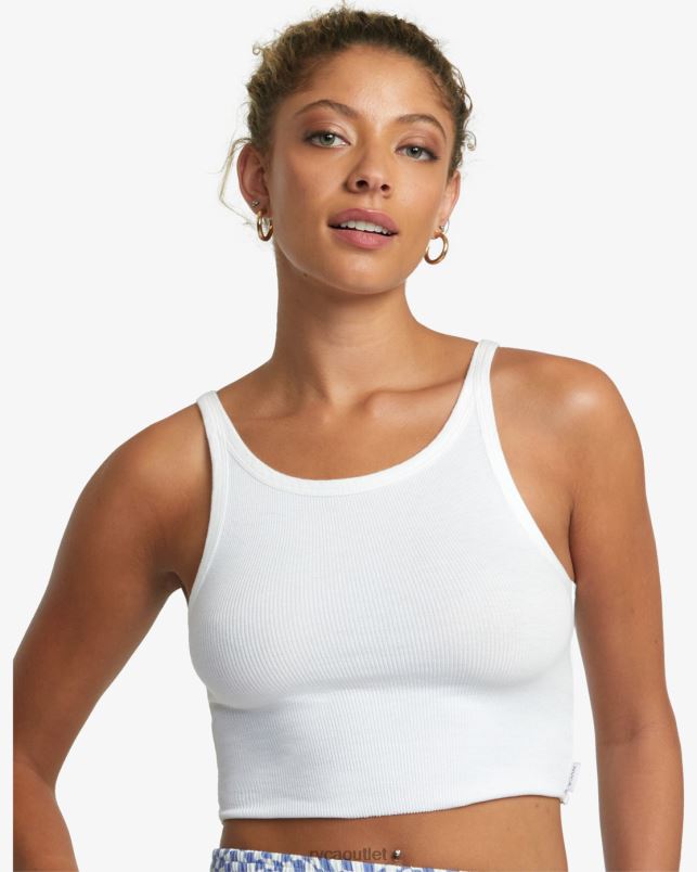 Clothing V84B1081 whisper white RVCA Women Slide Tank Top