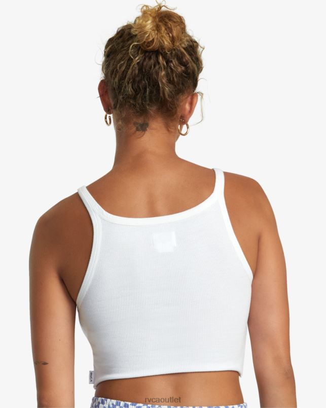 Clothing V84B1081 whisper white RVCA Women Slide Tank Top