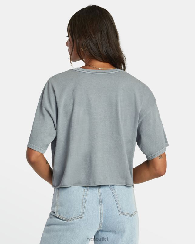 Clothing V84B1092 monument RVCA Women PTC Pocket Tee