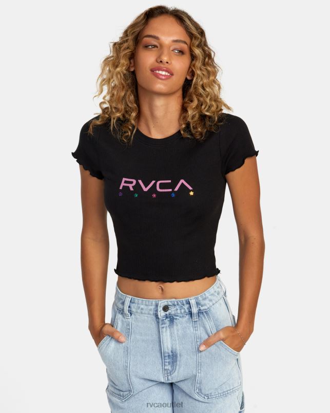 Clothing V84B1111 black RVCA Women Balance Tee