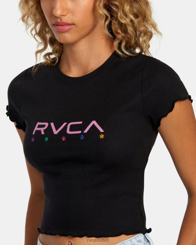 Clothing V84B1111 black RVCA Women Balance Tee