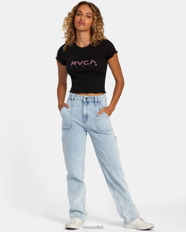 Clothing V84B1111 black RVCA Women Balance Tee