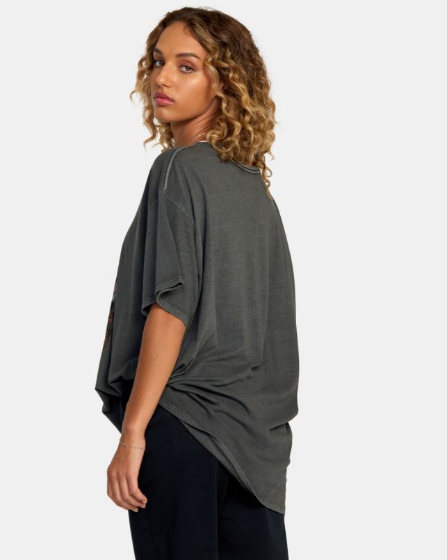 Clothing V84B1115 pirate black RVCA Women Nouveau Tee