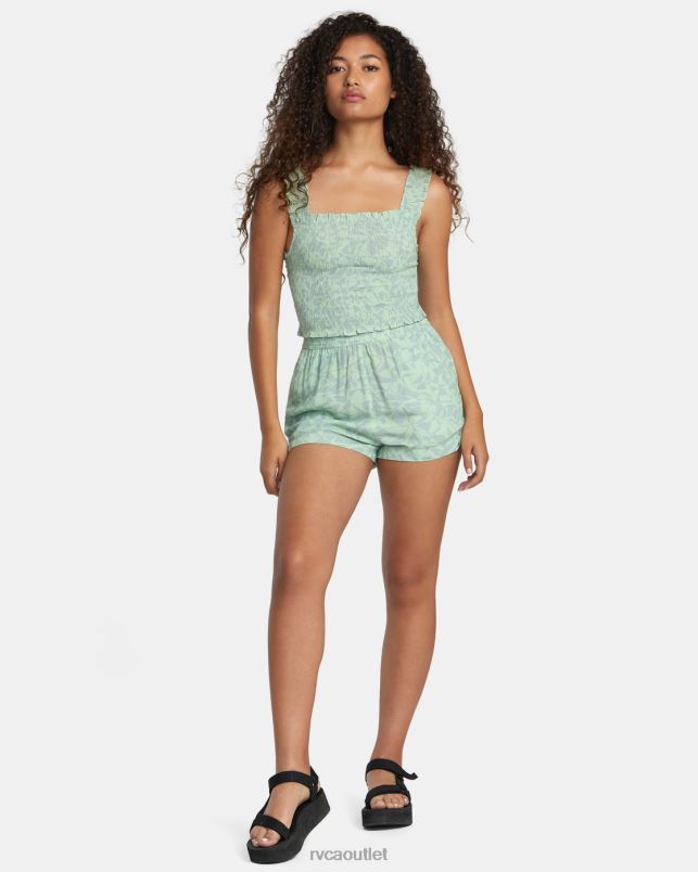 Clothing V84B1127 seafoam RVCA Women Terrace Eco Tank Top