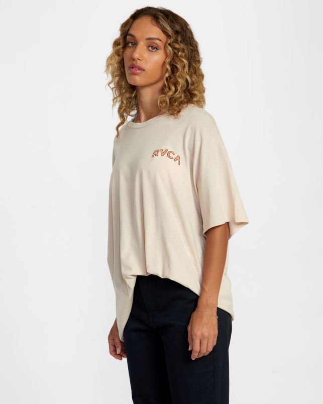 Clothing V84B1149 chalk RVCA Women Banjo Tee