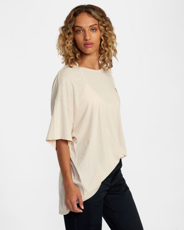 Clothing V84B1149 chalk RVCA Women Banjo Tee