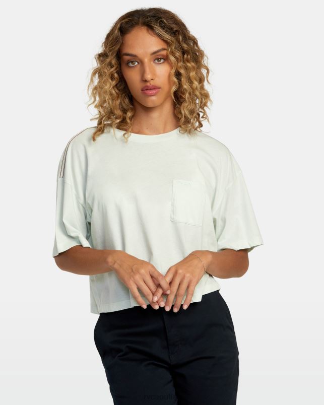 Clothing V84B1174 sky blue RVCA Women PTC Tee
