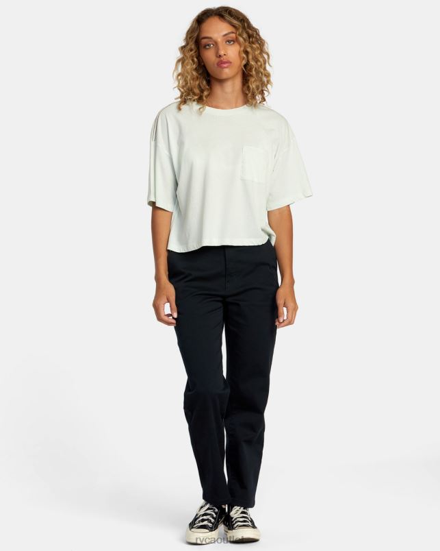 Clothing V84B1174 sky blue RVCA Women PTC Tee