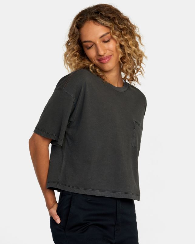 Clothing V84B1175 black RVCA Women PTC Tee