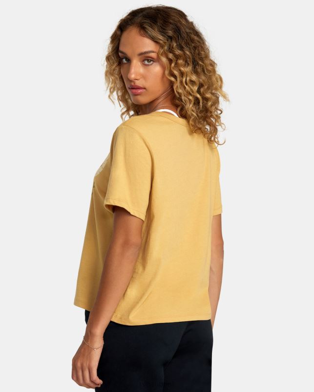 Clothing V84B1218 straw RVCA Women Essential Tee
