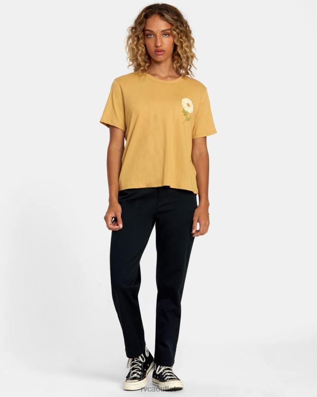 Clothing V84B1218 straw RVCA Women Essential Tee