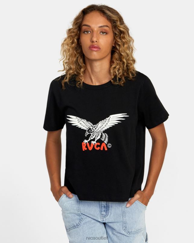 Clothing V84B1247 black RVCA Women Patriot Tee