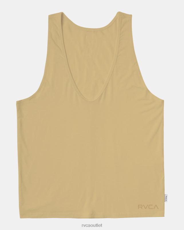 Clothing V84B1248 golden RVCA Women Minted Tank Top