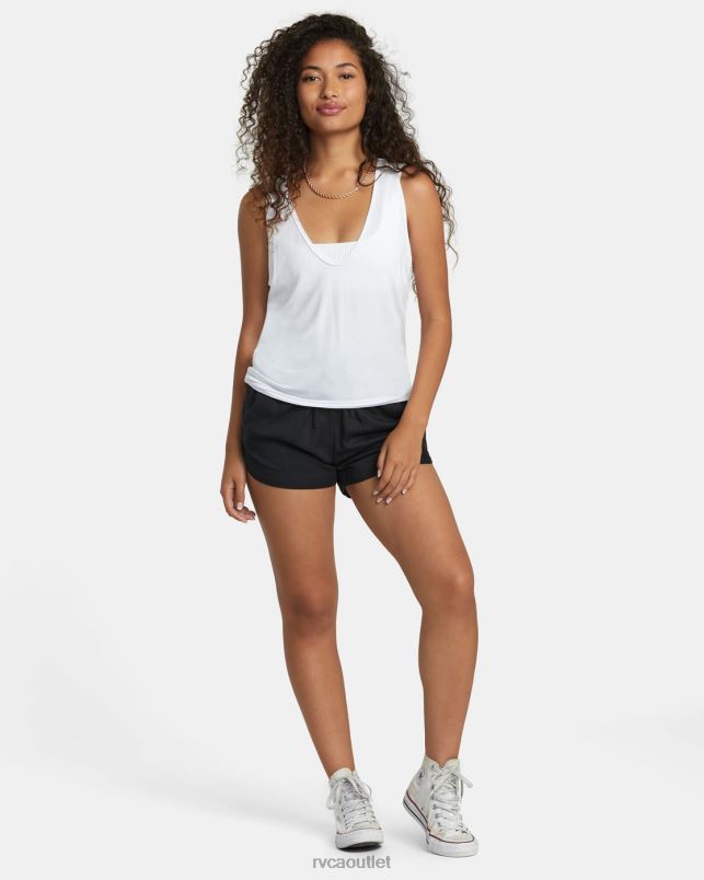 Clothing V84B1275 whisper white RVCA Women Minted Tank Top