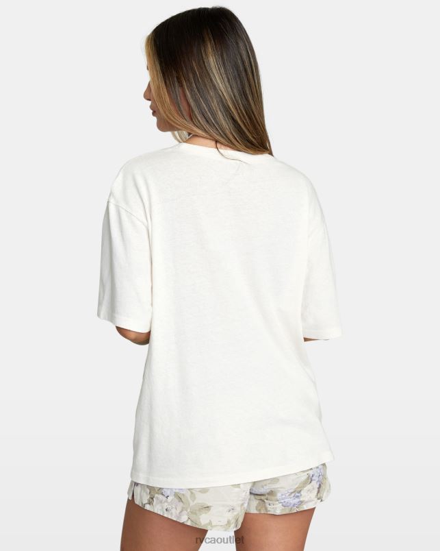 Clothing V84B1314 cloud RVCA Women Ptc Anyday Oversized Tee