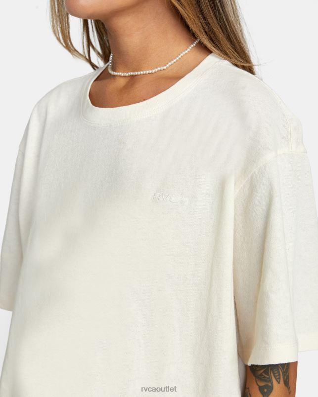 Clothing V84B1314 cloud RVCA Women Ptc Anyday Oversized Tee