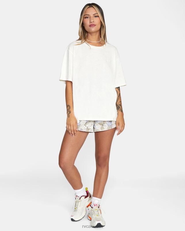 Clothing V84B1314 cloud RVCA Women Ptc Anyday Oversized Tee
