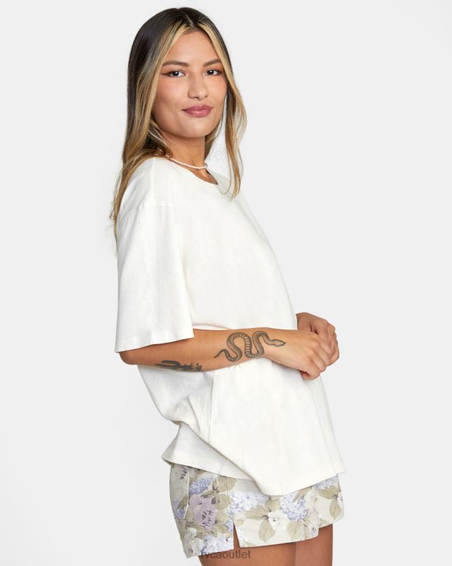 Clothing V84B1314 cloud RVCA Women Ptc Anyday Oversized Tee