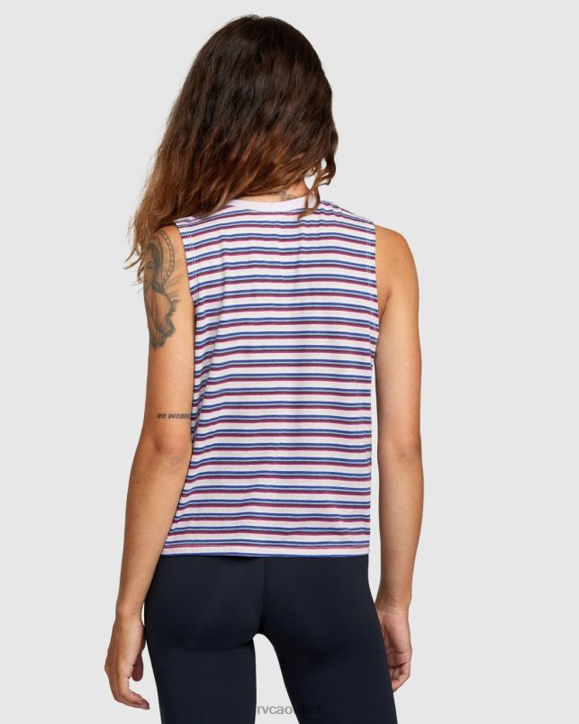 Clothing V84B1319 lavender RVCA Women Constructed Tank Top