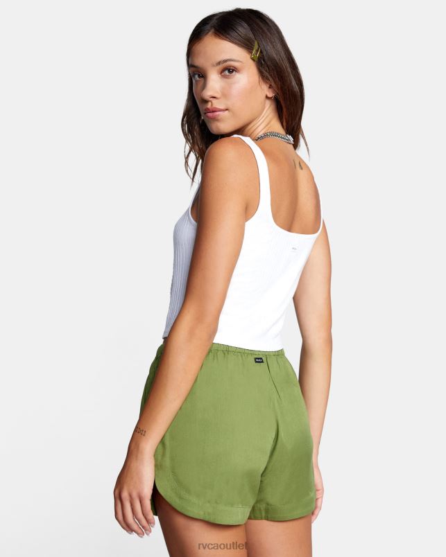 Clothing V84B1328 whisper white RVCA Women Fine Line Tank Top