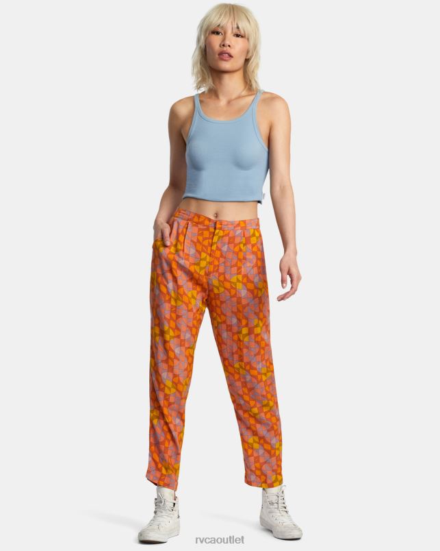 Clothing V84B1335 dusty blue RVCA Women Slide Tank Top