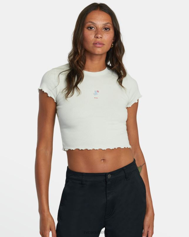 Clothing V84B1344 sea spray RVCA Women Dainty Classmate T-Shirt