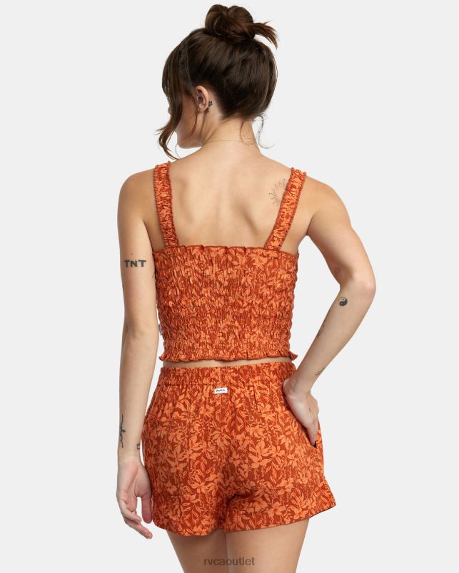Clothing V84B1345 sandlewood RVCA Women Terrace Tank Top