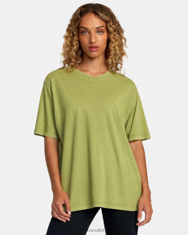 Clothing V84B1353 fern RVCA Women PTC Anyday T-Shirt