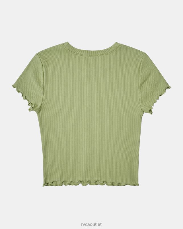 Clothing V84B1429 fern RVCA Women Tangled Classmate T-Shirt