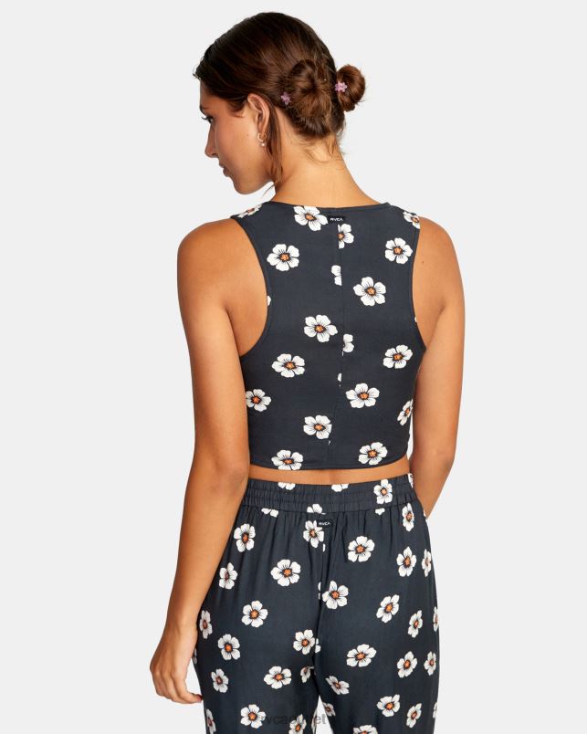 Clothing V84B1518 pirate black RVCA Women Summer Love Vest