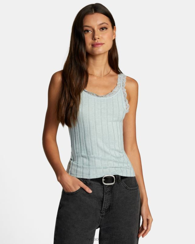 Clothing V84B1590 iris RVCA Women Full Swing Tank Top