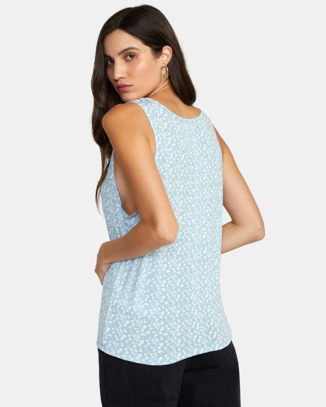 Clothing V84B1656 skyway RVCA Women Minted Tank Top