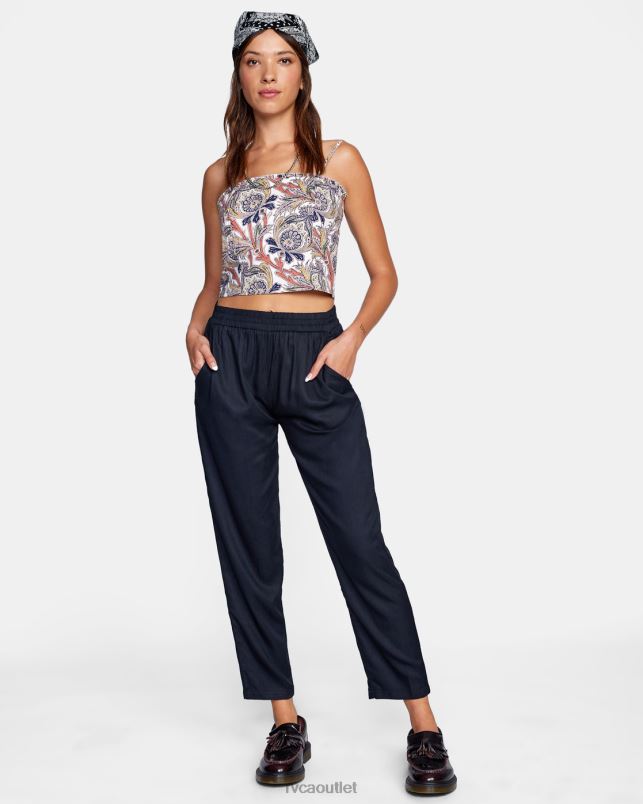 Clothing V84B1681 cloud RVCA Women Side Note Cami Top