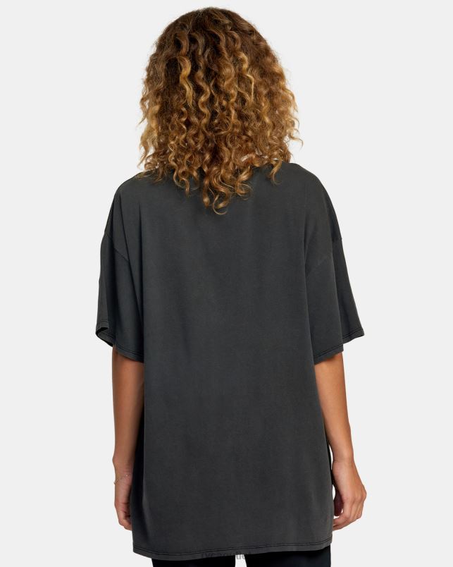 Clothing V84B234 black RVCA Women Martin Ander Potal Tee