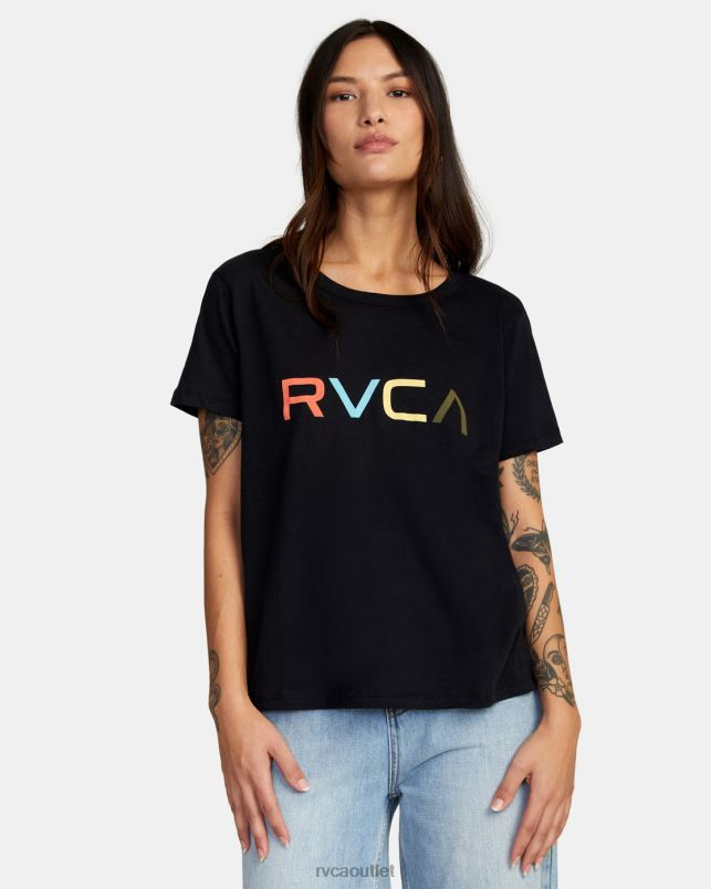 Clothing V84B910 black RVCA Women Big Tee