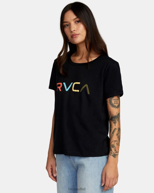 Clothing V84B910 black RVCA Women Big Tee