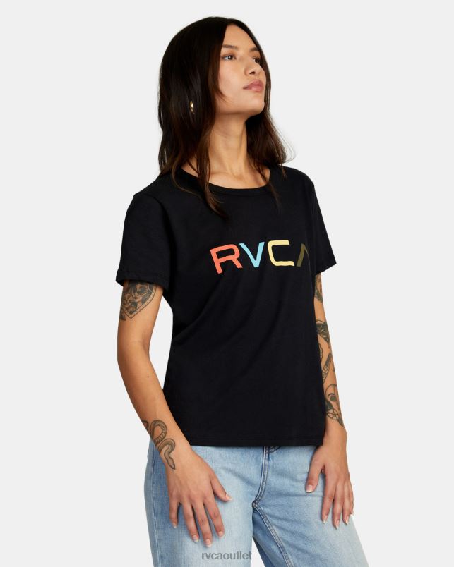 Clothing V84B910 black RVCA Women Big Tee