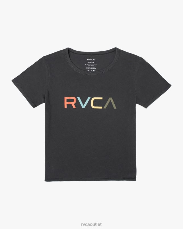 Clothing V84B910 black RVCA Women Big Tee