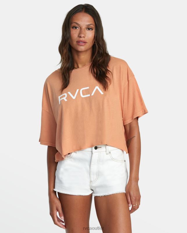 Clothing V84B936 canyon rose RVCA Women Big Short Sleeve Tee