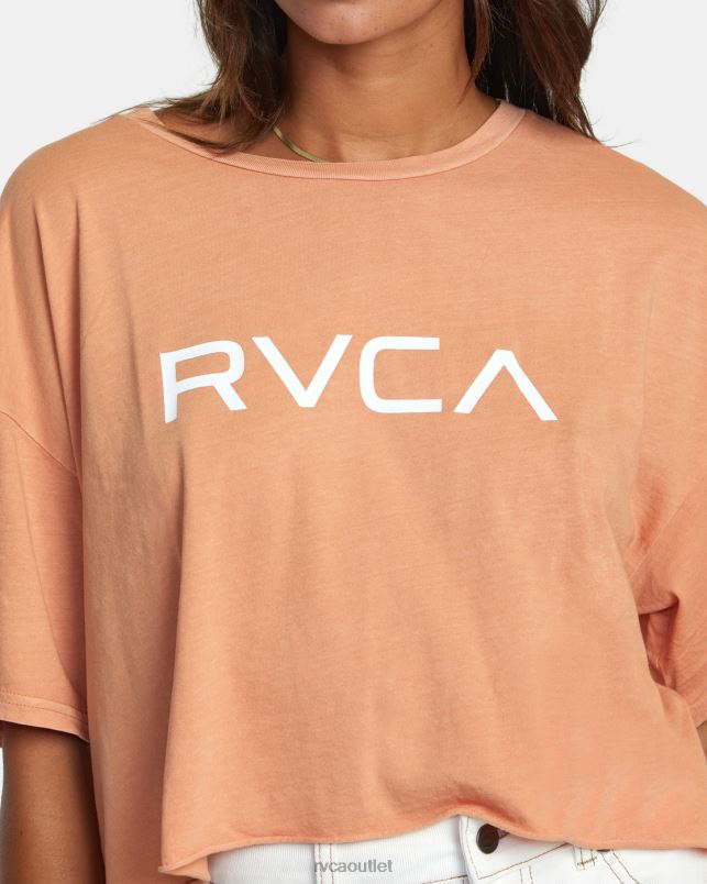 Clothing V84B936 canyon rose RVCA Women Big Short Sleeve Tee