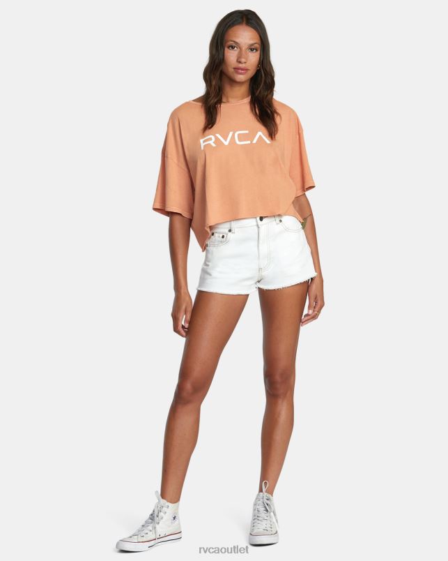 Clothing V84B936 canyon rose RVCA Women Big Short Sleeve Tee