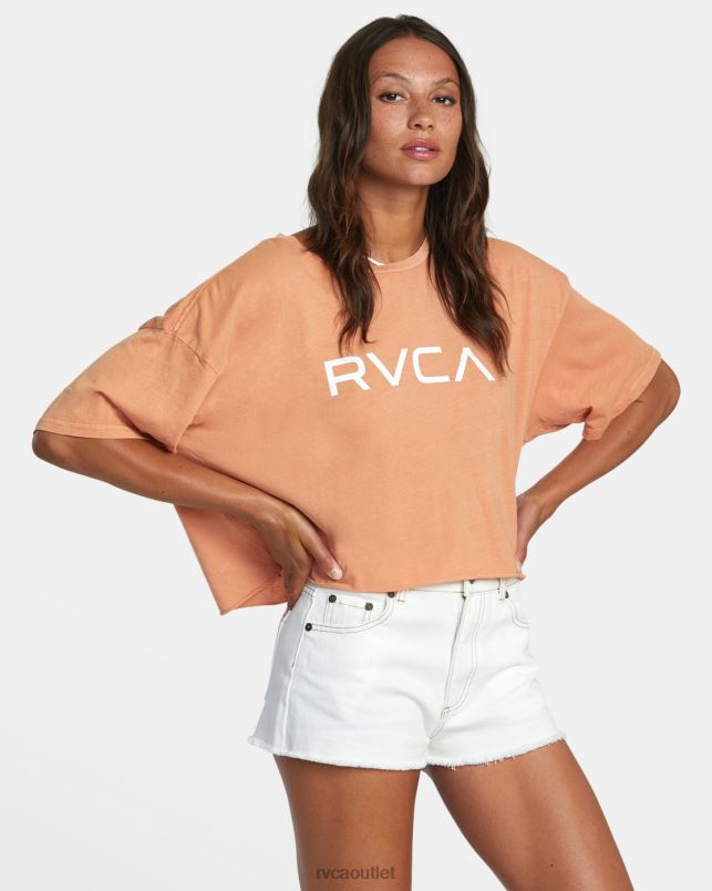 Clothing V84B936 canyon rose RVCA Women Big Short Sleeve Tee