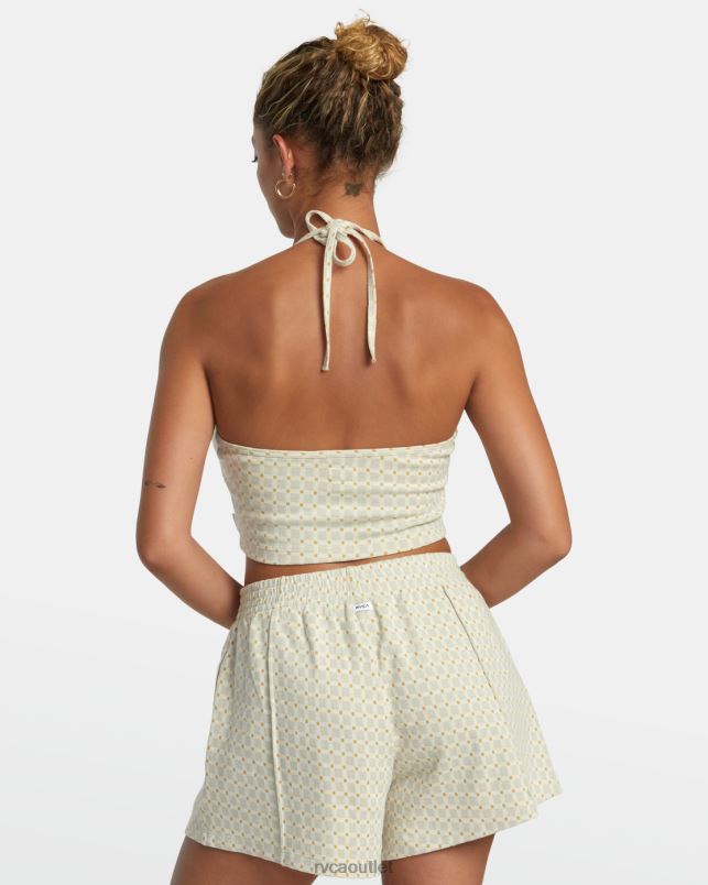 Clothing V84B1165 cloud RVCA Women Sunrise Halter Top