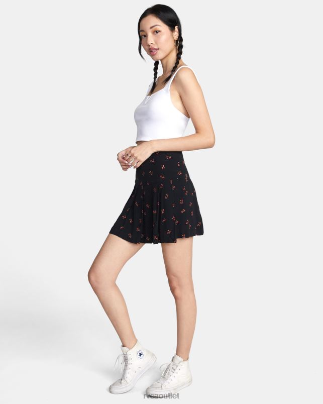 Clothing V84B1484 whisper white RVCA Women Pleasure Cropped Tank Top