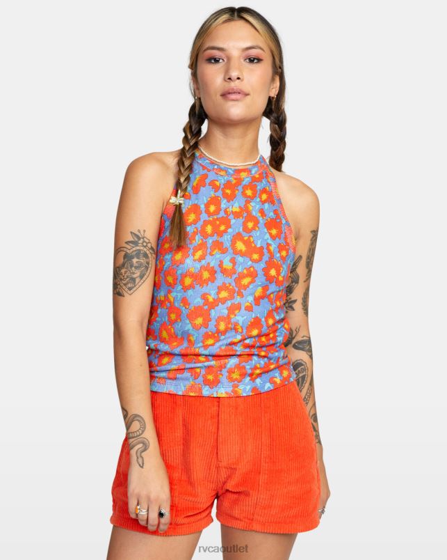 Clothing V84B1552 cobalt RVCA Women Rave Tank Top