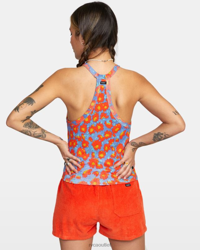 Clothing V84B1552 cobalt RVCA Women Rave Tank Top