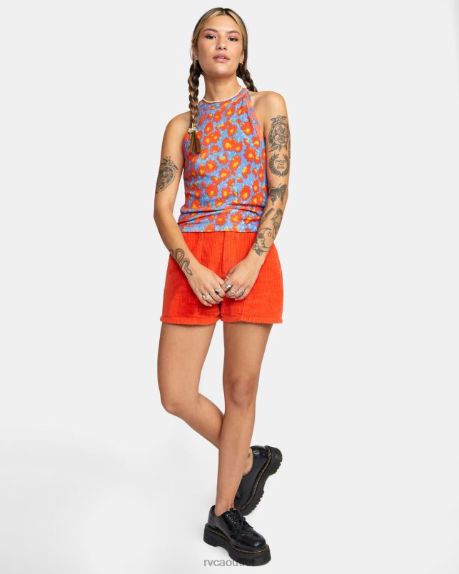 Clothing V84B1552 cobalt RVCA Women Rave Tank Top