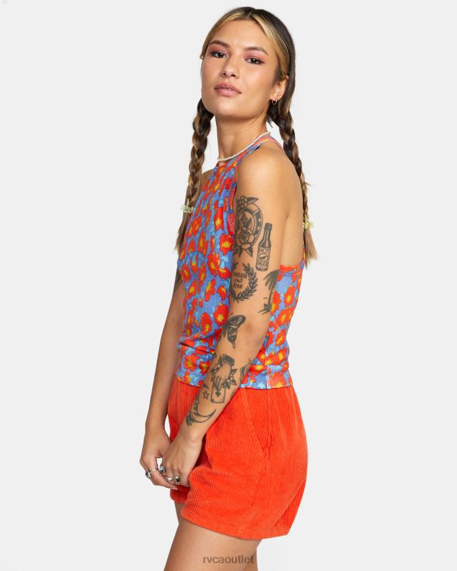 Clothing V84B1552 cobalt RVCA Women Rave Tank Top